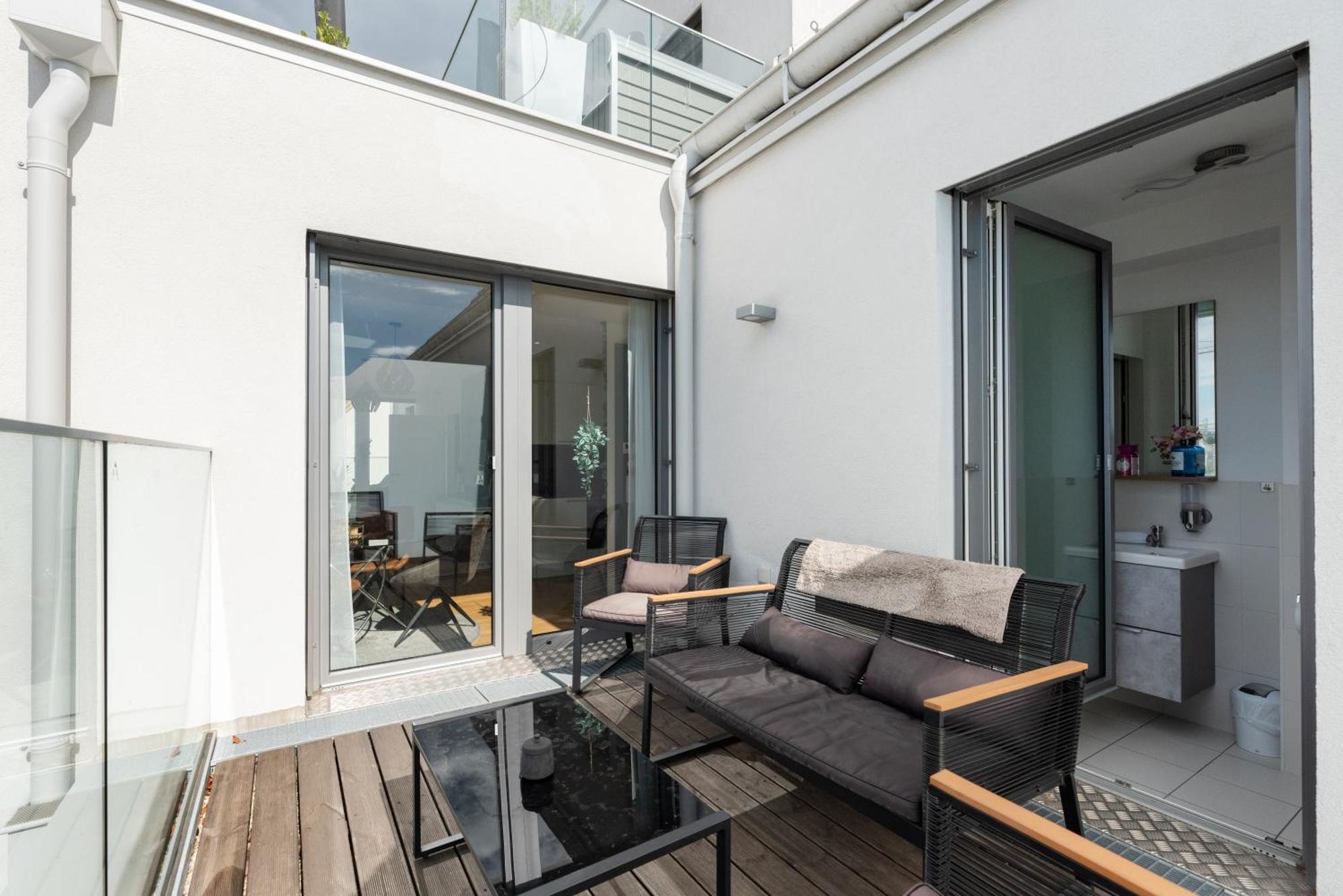 Apartment mit traumhafter Dachterrasse&Weitblick Wien Exterior foto