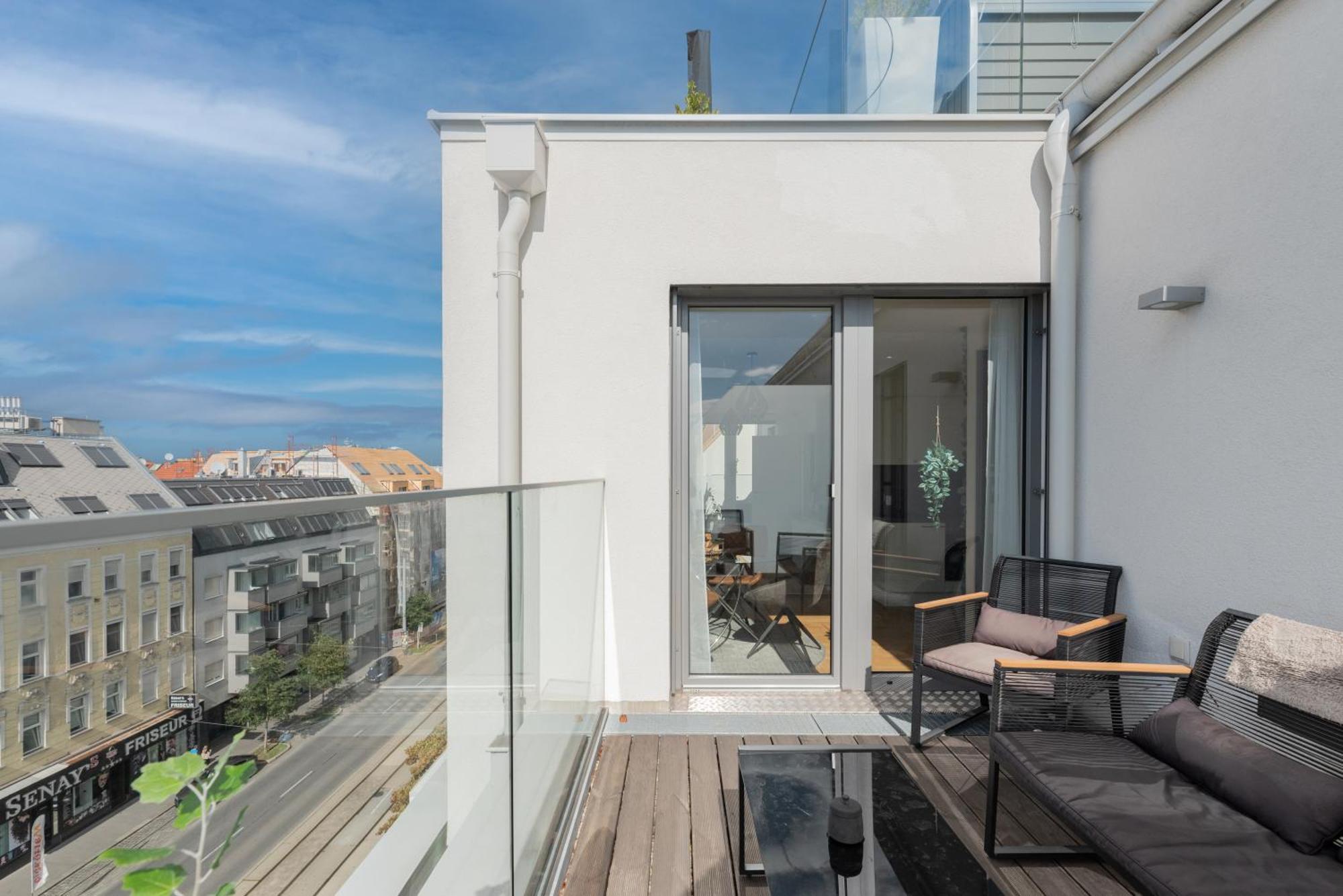 Apartment mit traumhafter Dachterrasse&Weitblick Wien Exterior foto